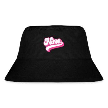 Nine 9th Birthday For Girls 9 Years Old - Stanley/Stella Recycled Bucket Hat - black - Front