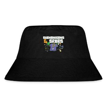 Shenanigans & Scrubs ER Nurse Physician St. - Stanley/Stella recycelter Bucket Hat - Schwarz - Vorne