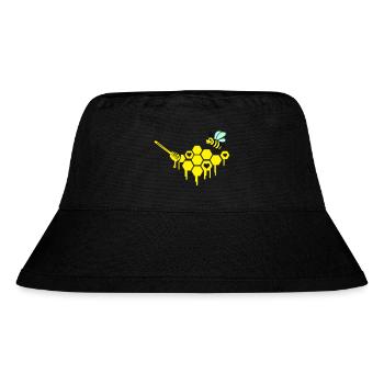 beekeeper - Stanley/Stella Recycled Bucket Hat - black - Front
