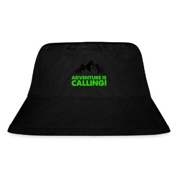 mountains abenteuer - Stanley/Stella recycelter Bucket Hat - Schwarz - Vorne