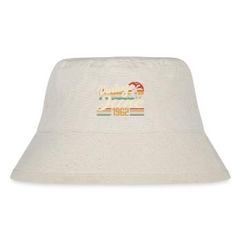 Juni 1962 Geburtstag 1962 Retro 1962 Juni 1962 - Stanley/Stella recycelter Bucket Hat - Naturweiß - Vorne