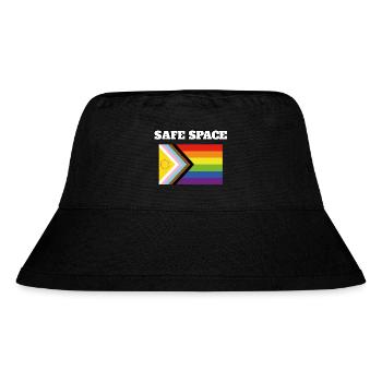Inclusive Pride Pride SAFE SPACE - Stanley/Stella Recycled Bucket Hat - black - Front