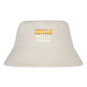 Sevilla Espana Paella Funny - Stanley/Stella recycelter Bucket Hat - Naturweiß - Vorne