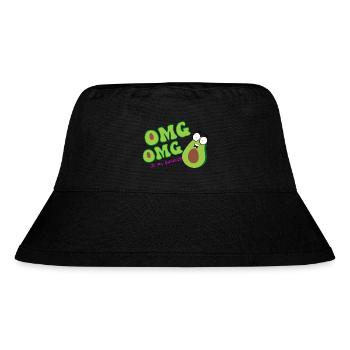 "Oh My Guacamole" – for true avocado fans - Stanley/Stella Recycled Bucket Hat - black - Front