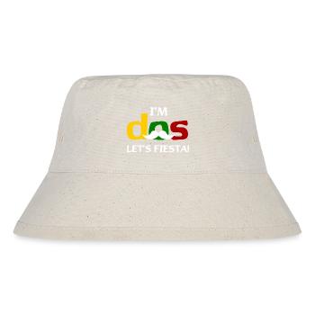 I'm Dos Let's Fiesta - Stanley/Stella Recycled Bucket Hat - natural - Front