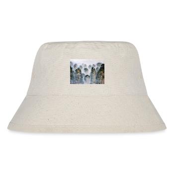 Mystischer Wald Thailnad Gebirge Aquarelle - Stanley/Stella recycelter Bucket Hat - Naturweiß - Vorne