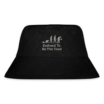 Charles Darwin Geschenk Natürliche - Stanley/Stella recycelter Bucket Hat - Schwarz - Vorne