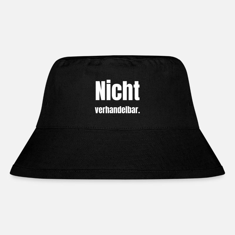 Non-negotiable - Stanley/Stella Recycled Bucket Hat - black