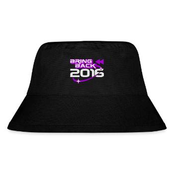 Bring 2016 Throwback Internet-Nostalgie zurück - Stanley/Stella recycelter Bucket Hat - Schwarz - Vorne