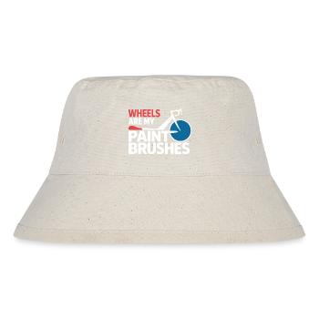 Professional Bicycle Acrobatics Performance Art  - Stanley/Stella Recycled Bucket Hat - natural - Front