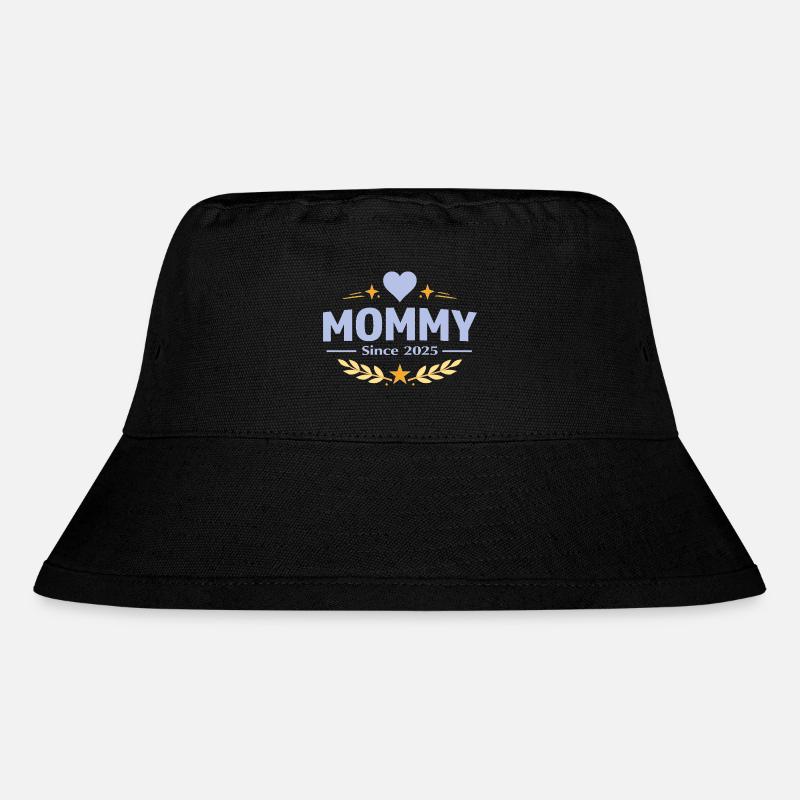 Mama seit 2025 – Proud Mom Design - Stanley/Stella recycelter Bucket Hat - Schwarz