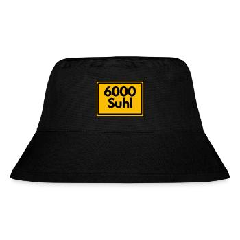OLD POSTCODE 6000 SUHL HEIMATSTOLZ ORIGINAL - Stanley/Stella Recycled Bucket Hat - black - Front