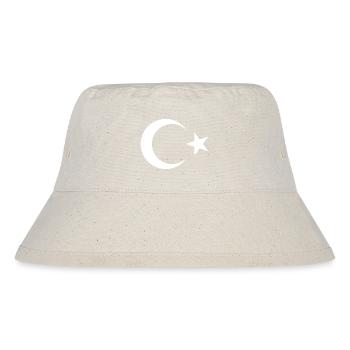 TÜRKEI TÜRKIYE TÜRKISCHE Europa Sport Fan - Stanley/Stella recycelter Bucket Hat - Naturweiß - Vorne