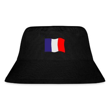 Drapeau de la France - Bob recyclé Stanley/Stella - noir - Devant