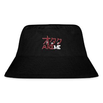 Anime Otaku - Stanley/Stella recycelter Bucket Hat - Schwarz - Vorne