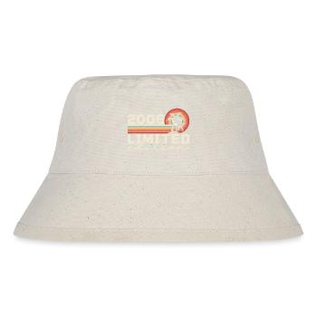 Jahrgang 2006 Retro 2006 Jubiläumsgeschenk - Stanley/Stella recycelter Bucket Hat - Naturweiß - Vorne