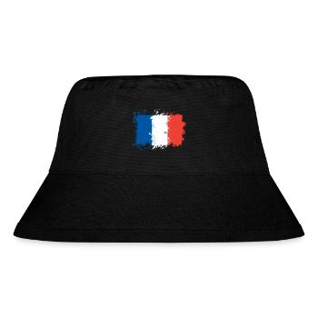 Drapeau de la France - Bob recyclé Stanley/Stella - noir - Devant