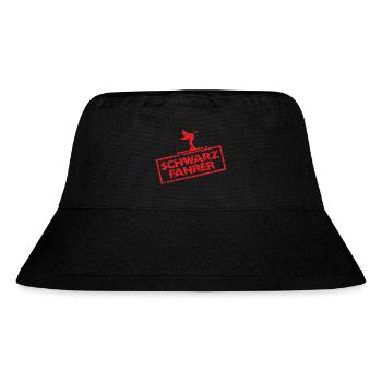 Schwarze Piste Schwarzfahrer Skifahrer Skifahren - Stanley/Stella recycelter Bucket Hat - Schwarz - Vorne