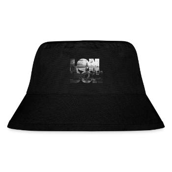 London - Stanley/Stella recycelter Bucket Hat - Schwarz - Vorne