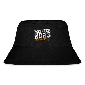 Meister 2023 Meisterprüfung Meisterbrief - Stanley/Stella recycelter Bucket Hat - Schwarz - Vorne