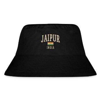 Jaipur India Vintage Print - Bob recyclé Stanley/Stella - noir - Devant