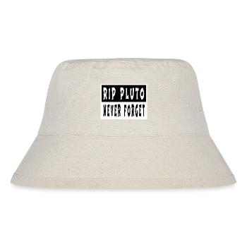 birthday gift joke astronomy spaceship planets - Stanley/Stella recycelter Bucket Hat - Naturweiß - Vorne