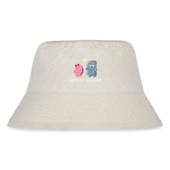 Grosser Bruder - Stanley/Stella recycelter Bucket Hat - Naturweiß - Vorne