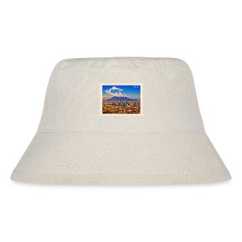 Napoli Skyline Vesuvio - Stanley/Stella recycelter Bucket Hat - Naturweiß - Vorne