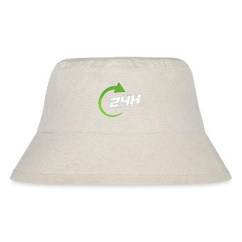 24h - Stanley/Stella recycelter Bucket Hat - Naturweiß - Vorne