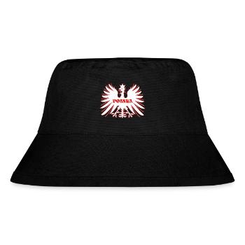 Polska-Adler - Stanley/Stella recycelter Bucket Hat - Schwarz - Vorne