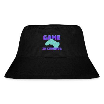 SPIEL unter Kontrolle - Stanley/Stella recycelter Bucket Hat - Schwarz - Vorne