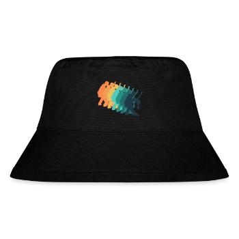 Retro dance - Stanley/Stella Recycled Bucket Hat - black - Front