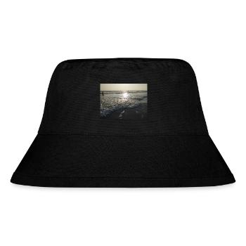 Sea, beach, wave, surf - Stanley/Stella Recycled Bucket Hat - black - Front