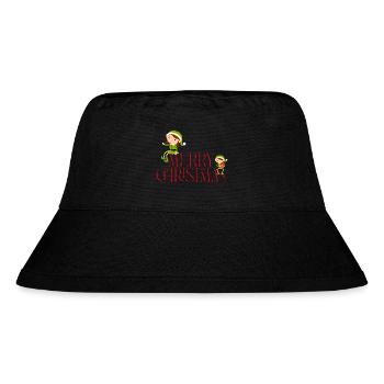 Merry Christmas - Christmas Elves - Stanley/Stella Recycled Bucket Hat - black - Front