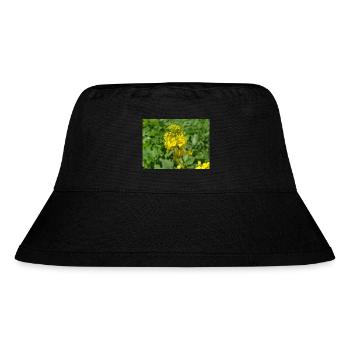 black mustard (in german Schwarzer Senf) - Stanley/Stella Recycled Bucket Hat - black - Front