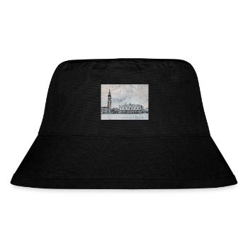 View of St. Mark's Square - Stanley/Stella Recycled Bucket Hat - black - Front