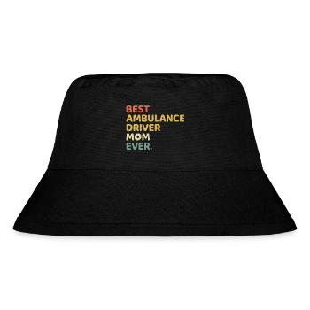 Beste Ambulanzfahrer-Mutter aller Zeiten EMS-Rettungssanitäter Mothe - Stanley/Stella recycelter Bucket Hat - Schwarz - Vorne