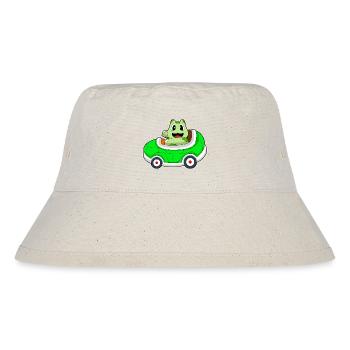 Turtle Car - Stanley/Stella Recycled Bucket Hat - natural - Front