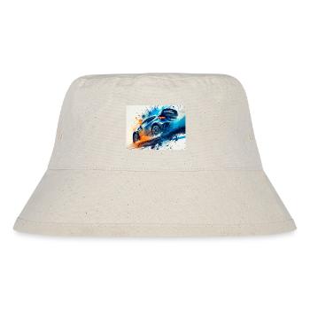 Rallye-Autorennen - Stanley/Stella recycelter Bucket Hat - Naturweiß - Vorne