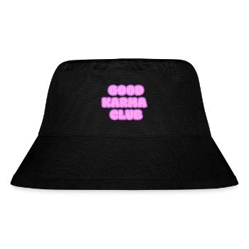 good karma club - Stanley/Stella recycelter Bucket Hat - Schwarz - Vorne