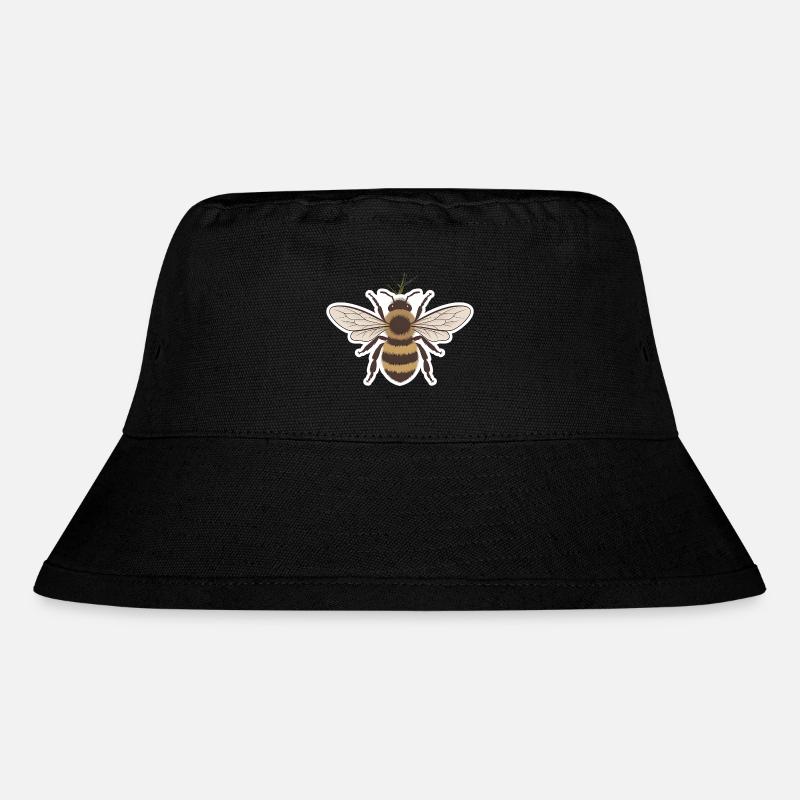 Bee - Stanley/Stella Recycled Bucket Hat - black