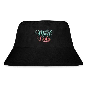 Mail Lady Mailman Postal Worker - Stanley/Stella recycelter Bucket Hat - Schwarz - Vorne