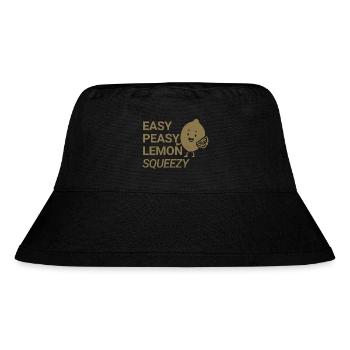 Easy Peasy Lemon Squeezy - Stanley/Stella Recycled Bucket Hat - black - Front