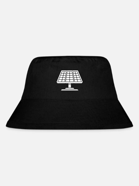 Solar Anlage Panele - Stanley/Stella recycelter Bucket Hat - Schwarz