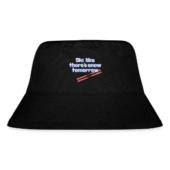 Skiez comme s’il neigeait demain - Bob recyclé Stanley/Stella - noir - Devant