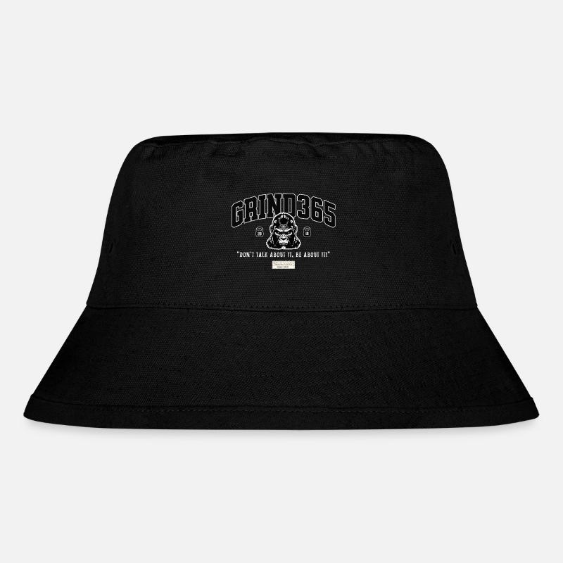 Grind365 Be About it - Stanley/Stella Recycled Bucket Hat - black