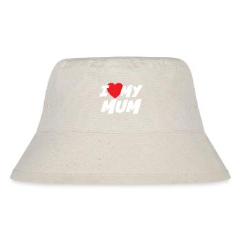 I Love my Mum - Stanley/Stella Recycled Bucket Hat - natural - Front