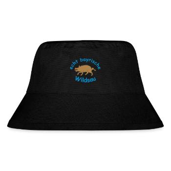 Bayern - Stanley/Stella recycelter Bucket Hat - Schwarz - Vorne