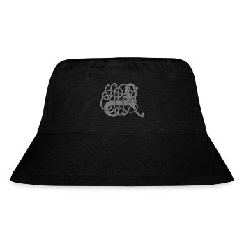 Wikinger T Shirt Design Pferdchen - Stanley/Stella recycelter Bucket Hat - Schwarz - Vorne