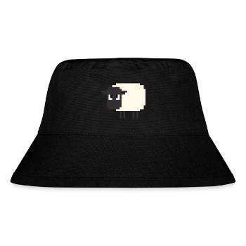 8 Bit Schaf - Stanley/Stella recycelter Bucket Hat - Schwarz - Vorne